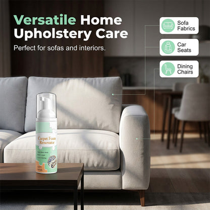 🔥Limited Time Promotion 50% OFF🔥Waterless Carpet Foam Stain Remover with Towel