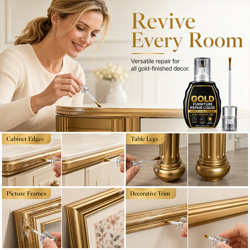 Gold Furniture Repair Paint
