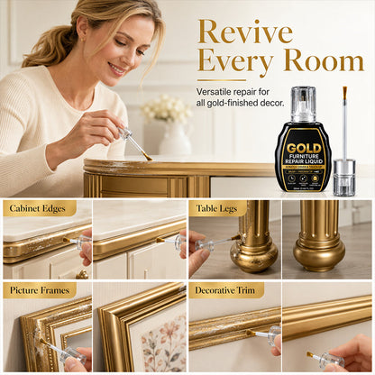 Gold Furniture Repair Paint
