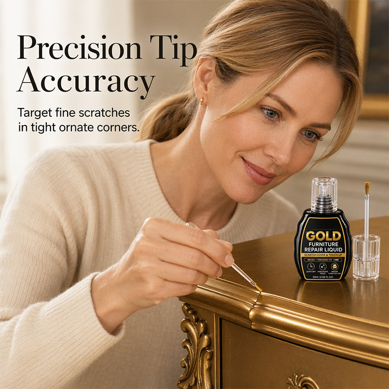 Gold Furniture Repair Paint