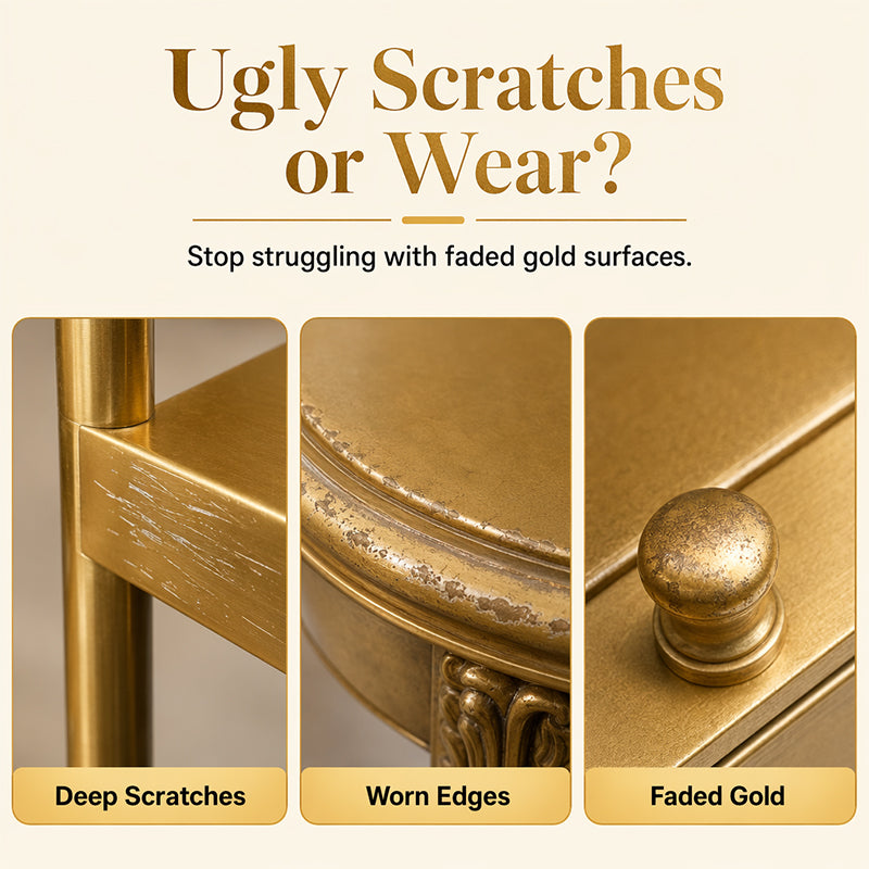 Gold Furniture Repair Paint