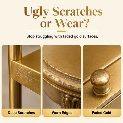 Gold Furniture Repair Paint