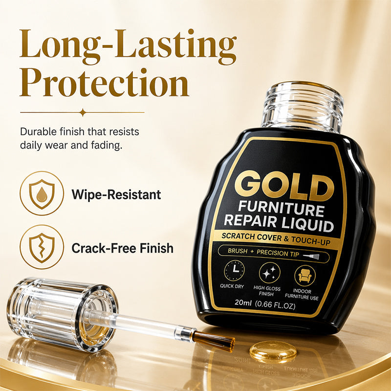 Gold Furniture Repair Paint