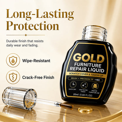 Gold Furniture Repair Paint
