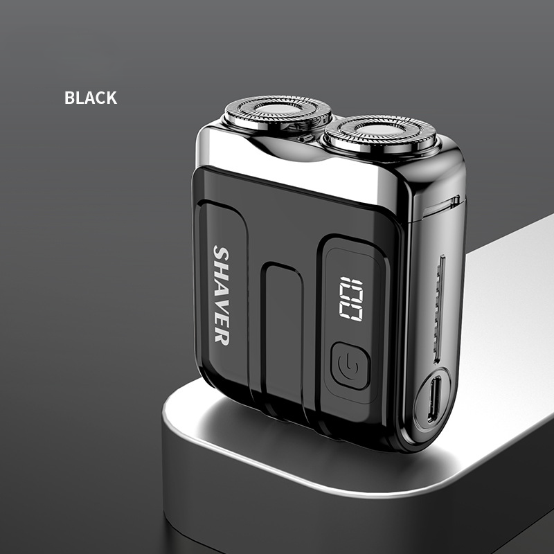 ⚡🪒 54% OFF! Portable Electric Shaver – AI Beard Sensor, Magnetic Head, 60min Battery & LED Display