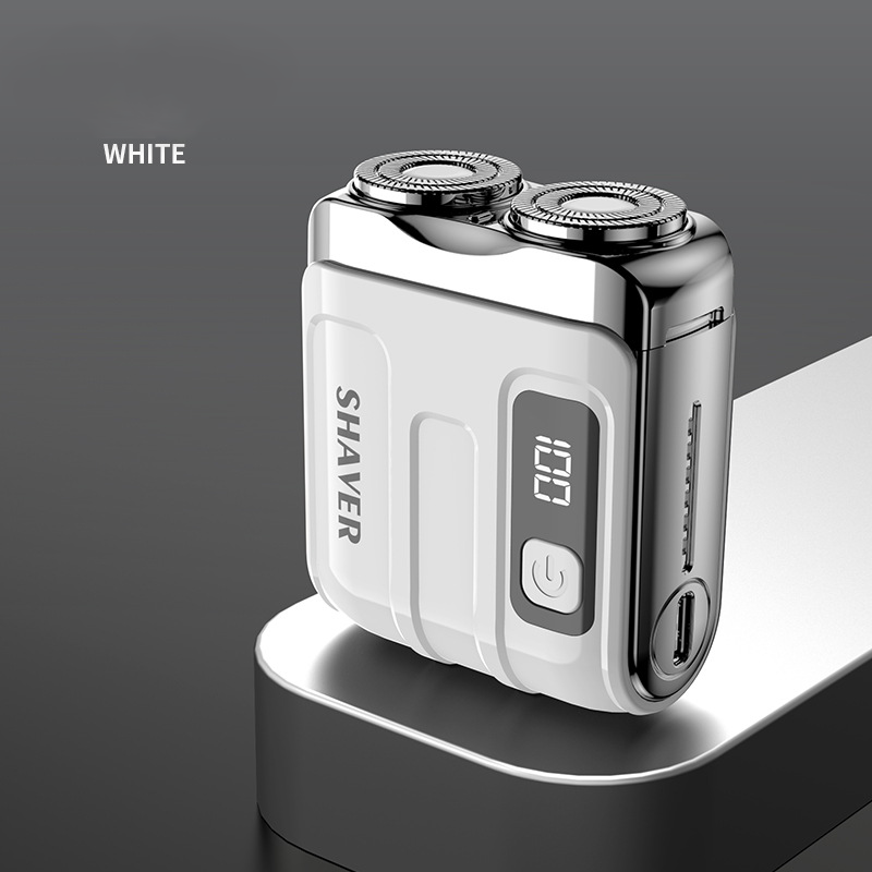 ⚡🪒 54% OFF! Portable Electric Shaver – AI Beard Sensor, Magnetic Head, 60min Battery & LED Display