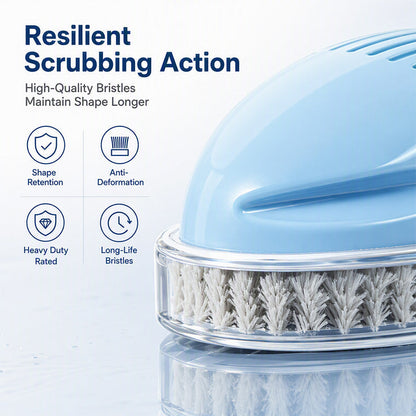 Kitchen Oil Cleaning Brush with Built-in Soap Dispenser