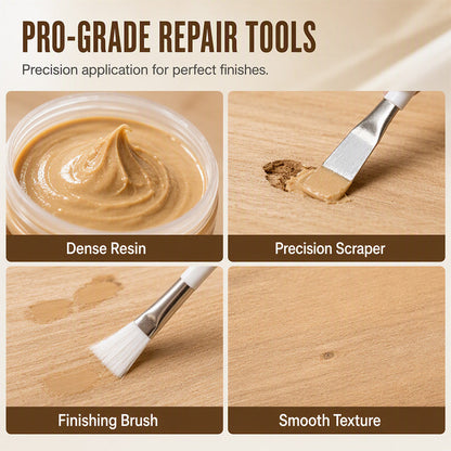 Wood Filler Paste for Furniture Crack & Hole Repair Kit