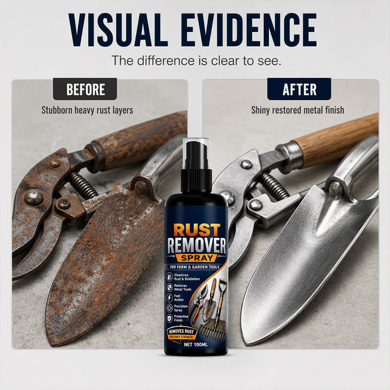🔥Rust Remover Spray for Metal – Helps Dissolve Rust, 100ml, for Iron & Steel