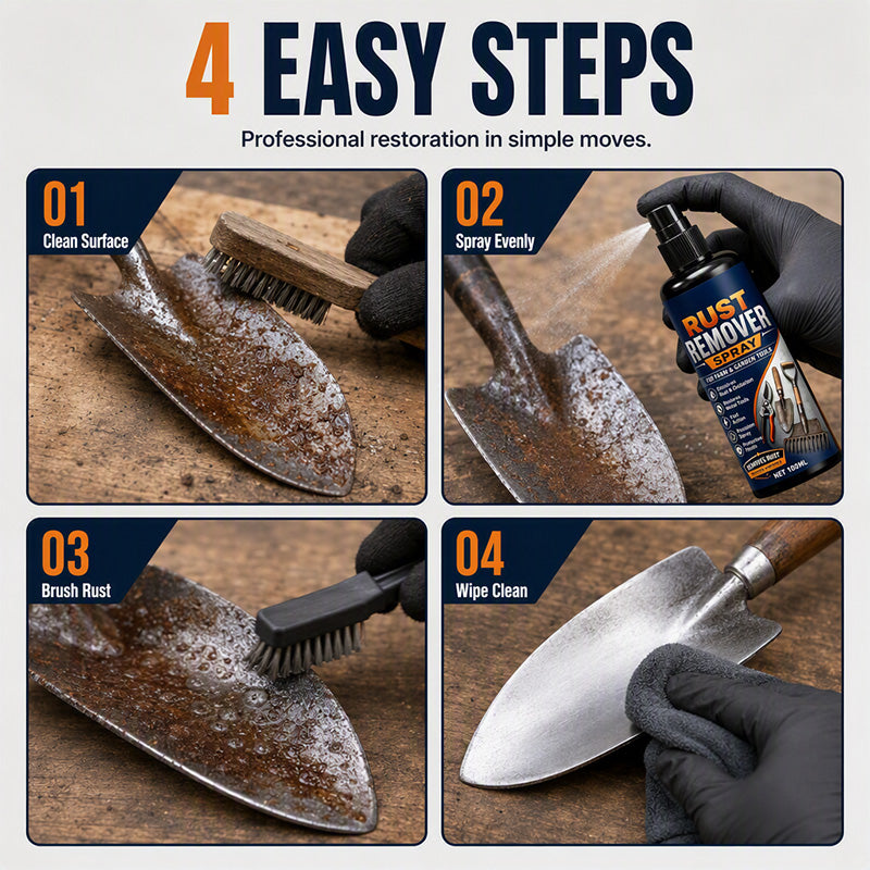 🔥Rust Remover Spray for Metal – Helps Dissolve Rust, 100ml, for Iron & Steel