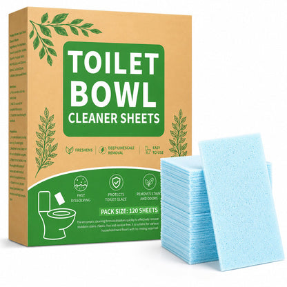 🚽 50% OFF NOW! ✨ Quick-Dissolving Toilet Cleaning Sheets – Fresh, Easy & Effective Cleaning 💧