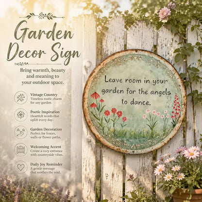 Vintage Garden Wall Plaque