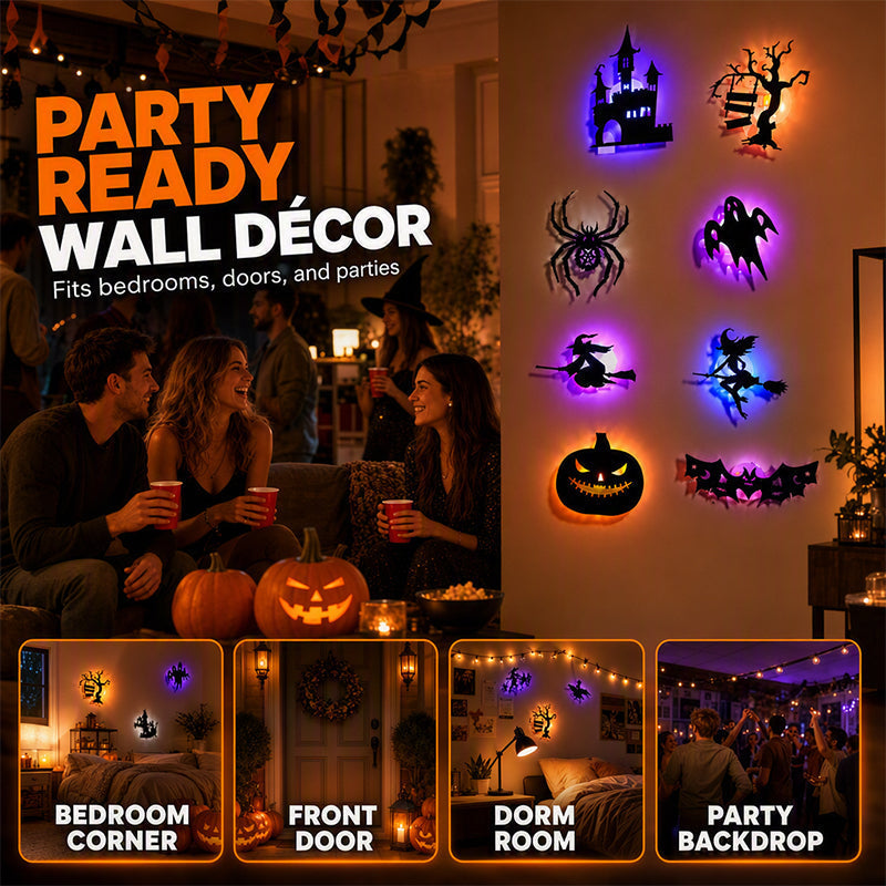 🔥50% OFF TODAY👻 Glow-in-the-Dark Halloween Wall Stickers