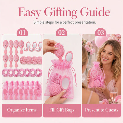 32pcs Pink Princess Party Favors Set