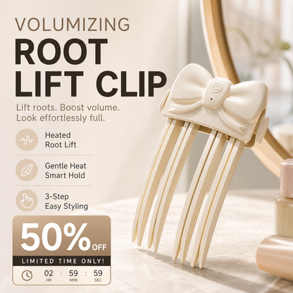 ✨ 2026 Sale — Over 18,000 Sold! 💎📢📢 50% OFF !! ⏰💨 Wireless Heated Root Lift Clip – Salon Volume, Zero Effort ✨