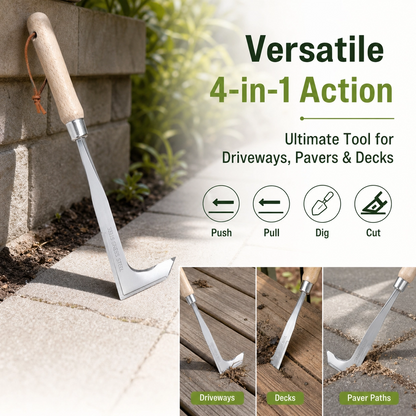 Stainless Steel Crack Weeder Tool 🌿