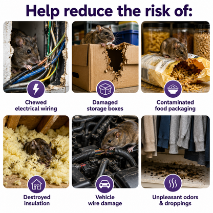 🐭 All-Natural Peppermint & Cinnamon Pest & Rodent Repellent Pucks 🕷️🐍